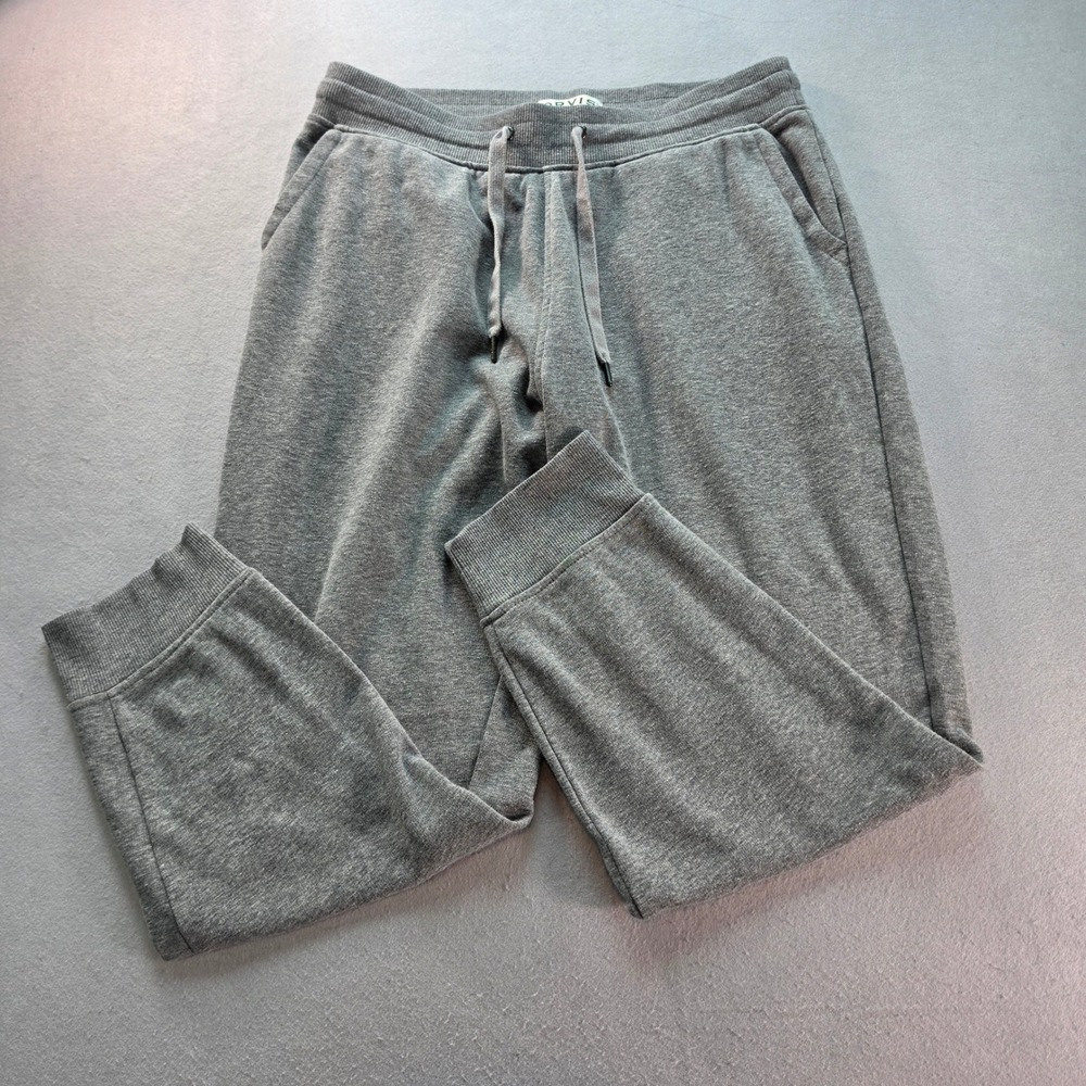 Orvis Mens Classic Collection Joggers Gray Sweatpants Medium 1426281